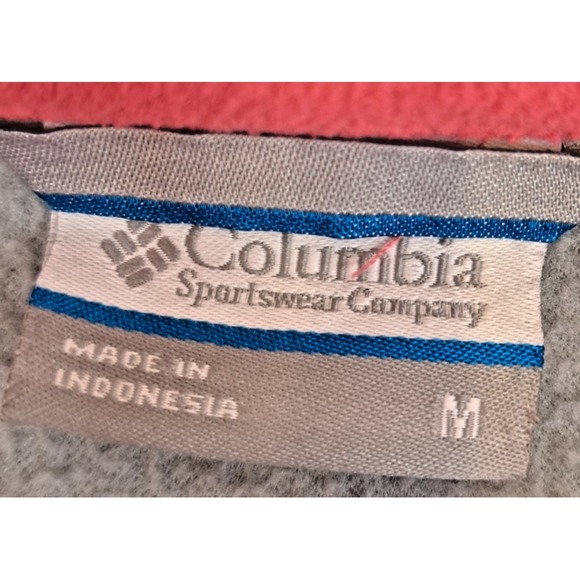 Columbia Fleece Jacket Women's M Fitted Full Zip Long Sleeve Pink  Gorp Trail - Picture 2 of 9